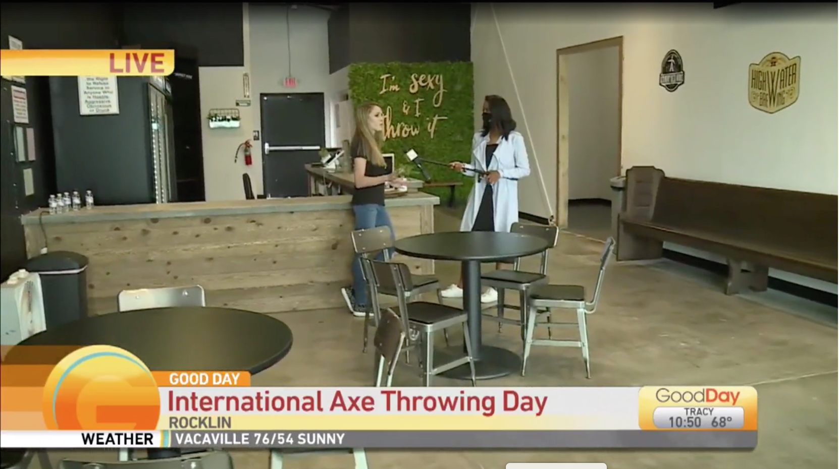 International Axe Throwing Day with Good Day Sacramento